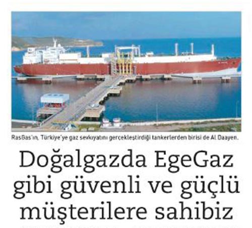 Qatar, RasGas’dan İlk Kargo