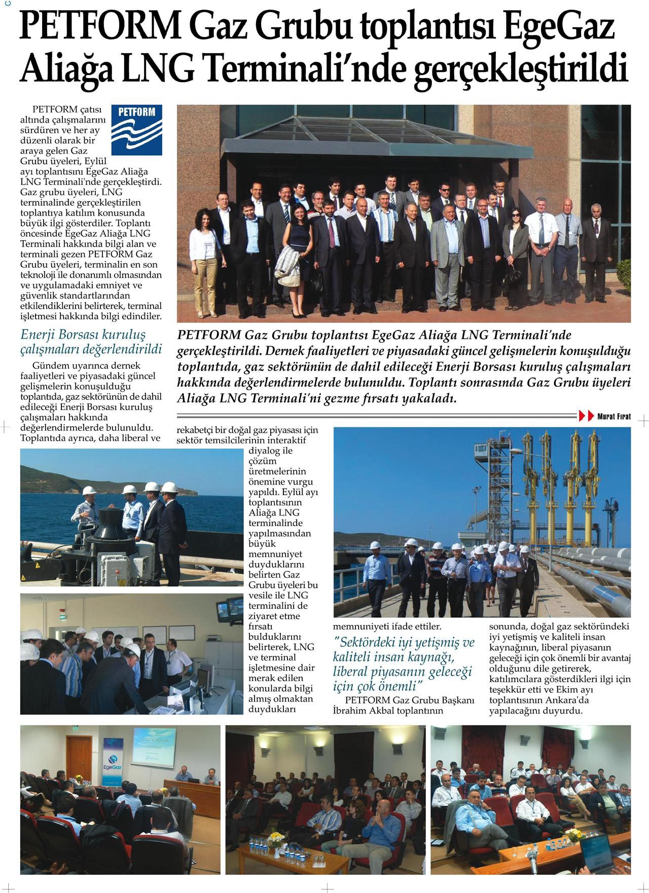 PETFORM Gaz Grubu Toplantısı